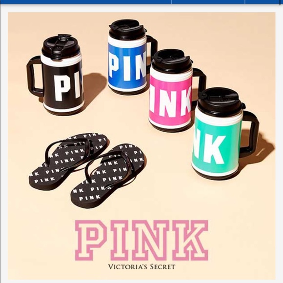 PINK Victoria's Secret Shoes - Chug mug and flops